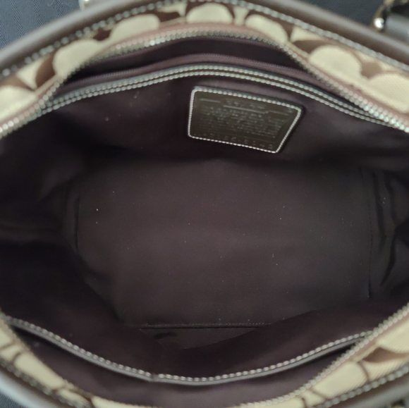 Classic COACH Signature Logo Purse/Tote - Picture 4 of 5